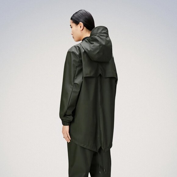 NEW RAINS Women's Fishtail Jacket Green - Picture 3 of 6